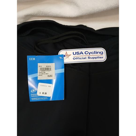 New w Tags Cycling Bike Pants Triflex Sz XXL Black Long Performance Tech Wear - Picture 4 of 13